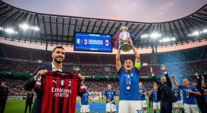 Italian Football Evening Update: Modric Joins Milan, Women’s Euro Glory, and Transfer News Image Preview